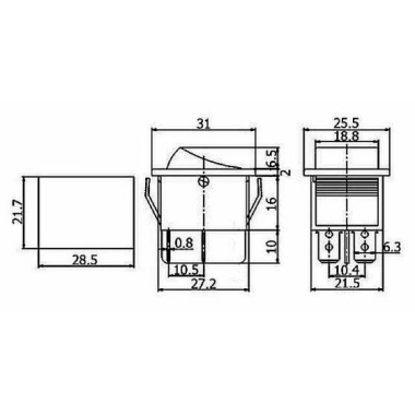 PRZEŁ. KLAWISZOWY MK-521AC R/KOLORY RÓZNE KOLORY