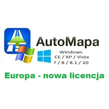 AUTOMAPA EUROPA+POLSKA OEM 1ROK N.LICENCA - WER. ELEKTRONICZNA
