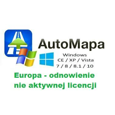 AUTOMAPA XL EU - ODNOW.NIE.AKTYW.LICENC. ODNOWIENIE LICENCJI WYGASŁEJ PONAD 2 LATA