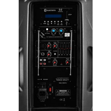 KOLUMNA ESTRADOWA VK 15P975UBRAKTYWNA+AKUMULATOR+2xMIKROFON