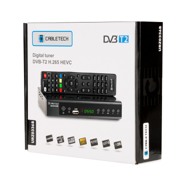 TUNER DVB-T2/C CABLETECH 336B H.265  HEVC