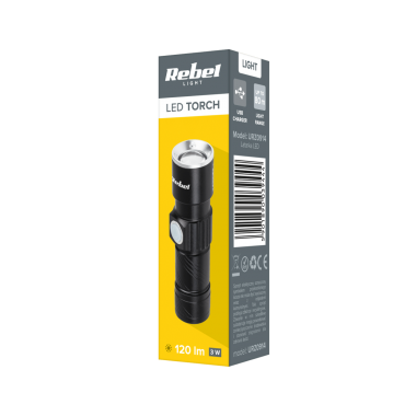 LATARKA LED REBEL 3W  NA USB/URZ0914