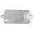 OSŁONA PRZEDNIEJ SZYBY 175x90cm SILVER U01390
