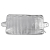 OSŁONA PRZEDNIEJ SZYBY 175x90cm SILVER U01390