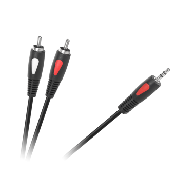 PRZEW. 3,5-2xRCA KPO4004 1,8m CABLETECH