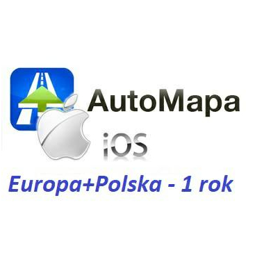 AUTOMAPA iOS EU+PL 1ROK (ZAWIERA POLSKĘ)