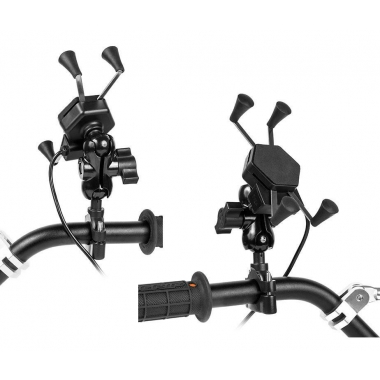 UCHWYT MOTOCYKLOWY RAM XL +ŁADOWARKA USB