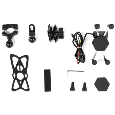 UCHWYT MOTOCYKLOWY RAM XL +ŁADOWARKA USB