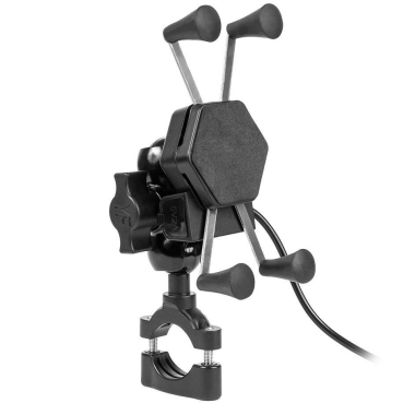 UCHWYT MOTOCYKLOWY RAM XL +ŁADOWARKA USB