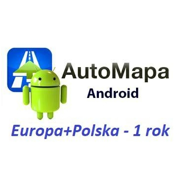 AUTOMAPA ANDROID Europa+Polska 1 ROK