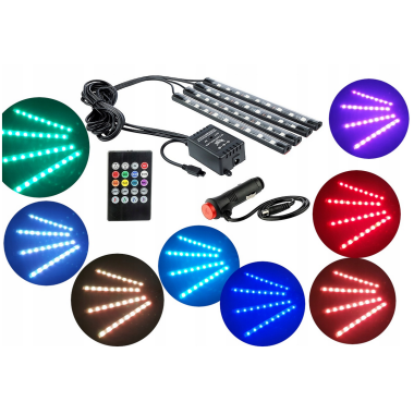 OŚWIETLENIE LEDx4 WNĘTRZA KABINY 12V86261