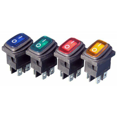 PRZEŁ. HERMETYCZNY 12V/SW-KCD6 R/KOLOR