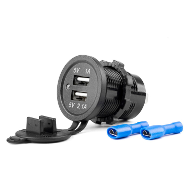 GN. USBx2 3,1A AMIO M3 WODOODPORNE/02853