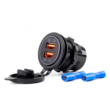 GN. USBx2 QC3.0 AMIO M5 WODOODPORNE/2855