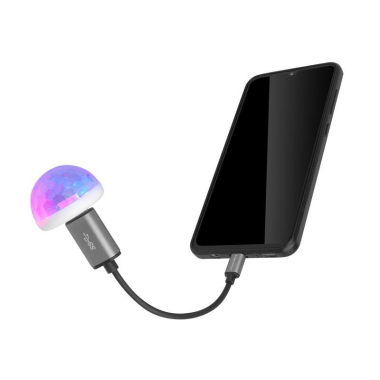 KULA RGB MINI USB Z SENSOREM DZWIĘKU