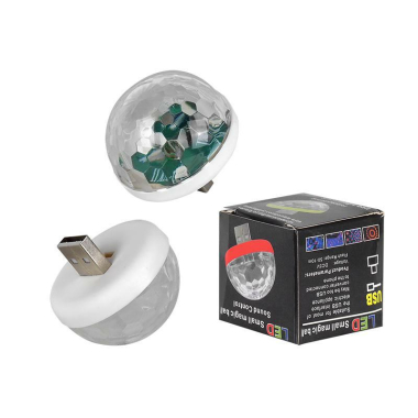 KULA RGB MINI USB Z SENSOREM DZWIĘKU