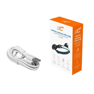 LATARKA LL169 CZOŁOWA XPG5W+COB 300lmZOOM/AKUM.2000/USB C