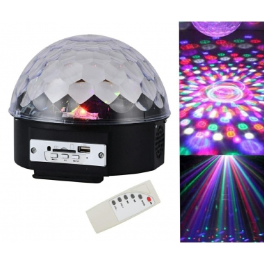 KULA RGB 230V Z GŁOŚNIKIEM BLUETOOTH