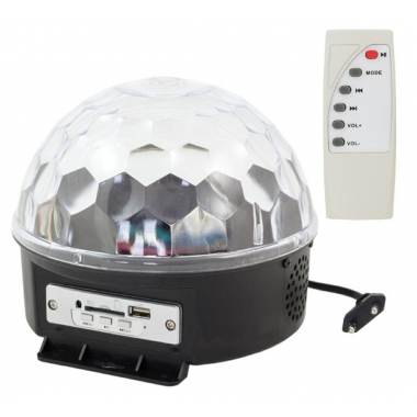 KULA RGB 230V Z GŁOŚNIKIEM BLUETOOTH