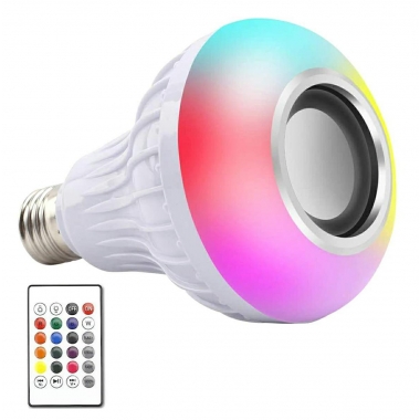 ŻARÓWKA LED RGB Z GŁOŚNIKIEM BLUETOOTH