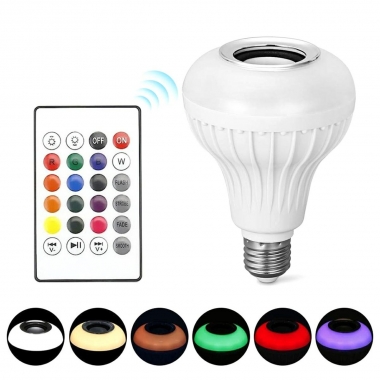 ŻARÓWKA LED RGB Z GŁOŚNIKIEM BLUETOOTH