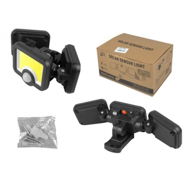 LAMPA SOLARNA LTC LL1185 3xCOB+PANELKABEL 4m,PILOT