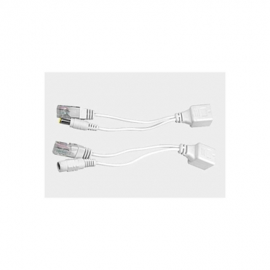 ADAPTOR LAN PoE BIAŁY KPL/2szt
