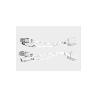 ADAPTOR LAN PoE BIAŁY KPL/2szt