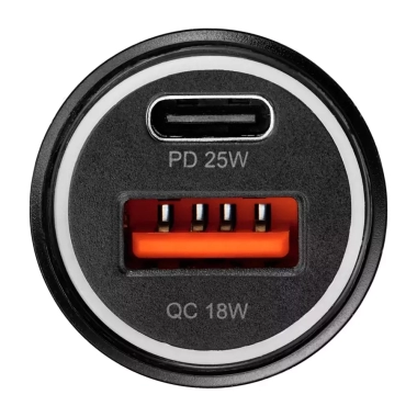 ŁAD. SAM. BLUESTAR USBA +USB C 25W AFC  PPS