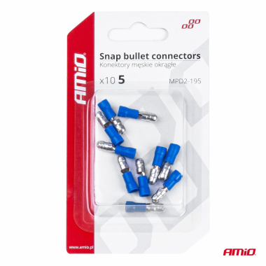 Konektory Męskie okrągłe 4mm 1.5-2.5mm2a3074