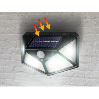 LAMPA SOLARNA LTC LL119 10W 1000lmSENSOR ZMIERZCHU AKUM.1200mAh