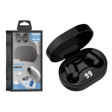 SŁUCHAWKI BT SOMOSTEL EARBUDS J18 TWS BLCZARNE