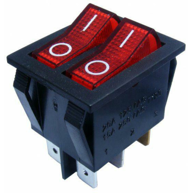 PRZEŁ. IRS-2101-1C 2xOFF-ON/SW-MK321 RED
