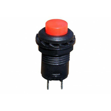Przełącznik PBS-02B Push-On r/kolory CHWILOWY
