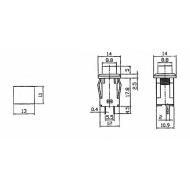 PRZEŁ. SW-PBS-15A - ON-OFF