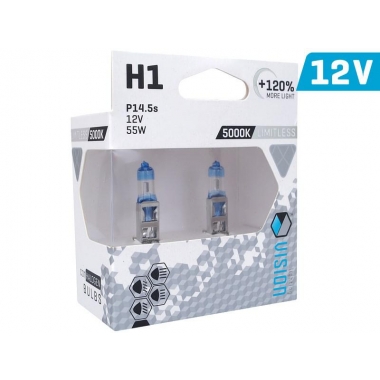 ŻAR. VISION LIMITLESS H1 12V 55W+120%OPAK/2szt