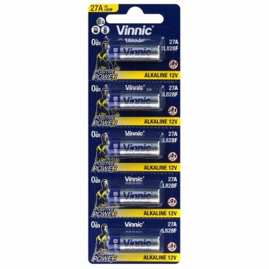 BAT. 12V LR27A VINIC (L828) ALKALINE CENA ZA 1szt
