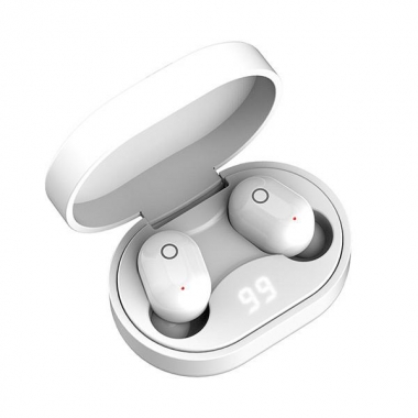 SŁUCHAWKI BT SOMOSTEL EARBUDS J18 TWS WH BIAŁE